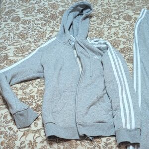 Adidas Gray Fleece Apparel